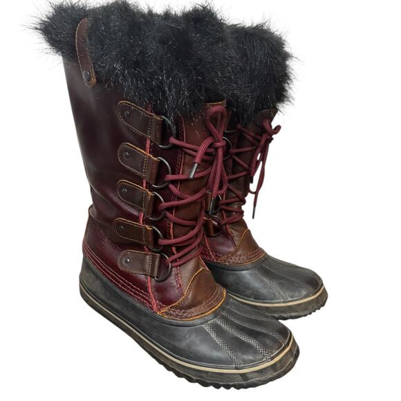 SOREL Joan Of Arctic Waterproof Snow Winter Boots Sz 10 - Picture 1 of 13